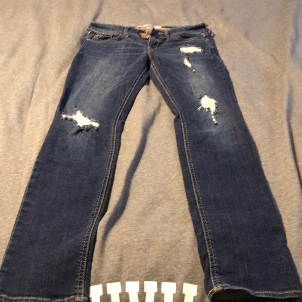 Hollister ripped jeans